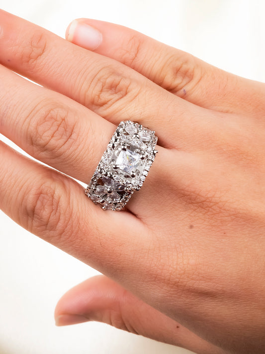 Elegant AD cocktail Ring