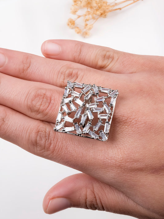 Elegant AD cocktail Ring