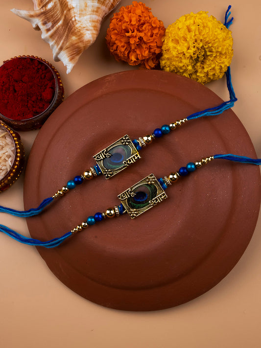 Handcrafted Khatu Shyam Bhai Rakhi Set