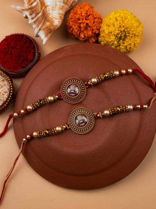 Traditional Khatu Shyam Bhai Rakhi Combo