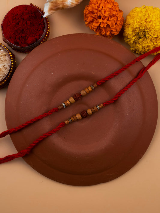 Classic Chandan Rakhi Set