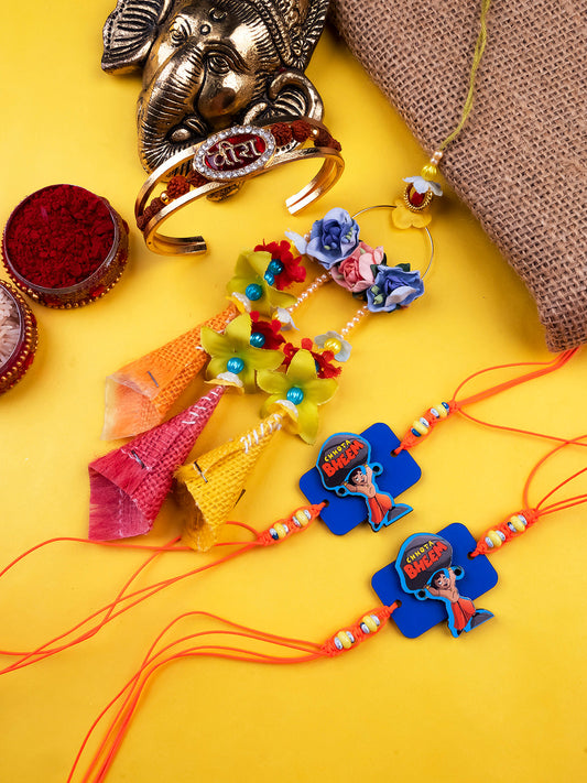 Magnificient Family Rakhi Pack of 4