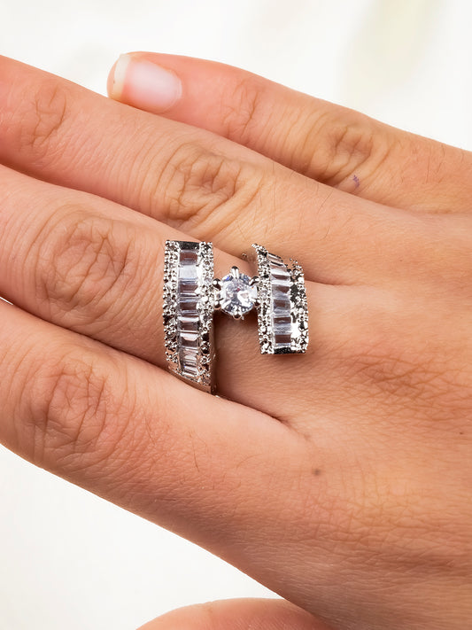 Dazzling CZ Cocktail Ring