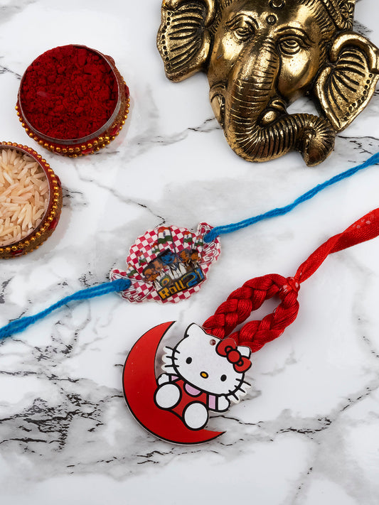 Stylish 3D Kids Rakhi - Set of 2
