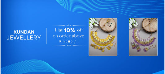 Kundan Jewellery Online – kundan necklace by StileAdda